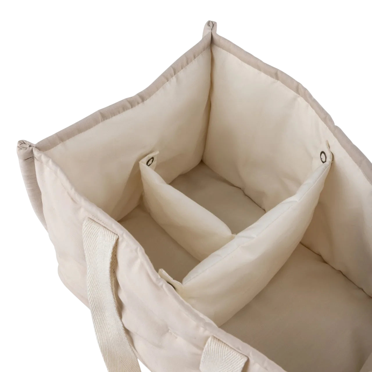 Stoffkorb für Wickelzubehör Morning Beige