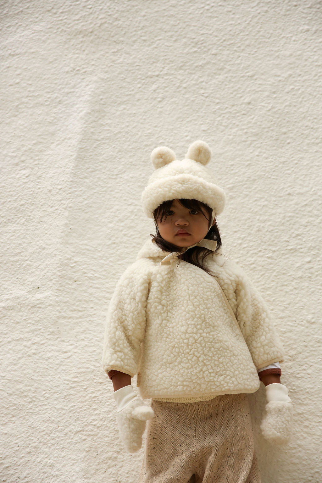 Binibamba Jacke Merino Snuggle Milk