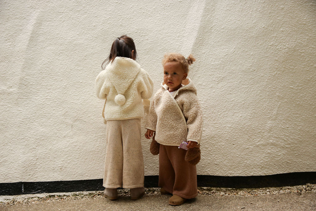 Binibamba Jacke Merino Snuggle Peanut