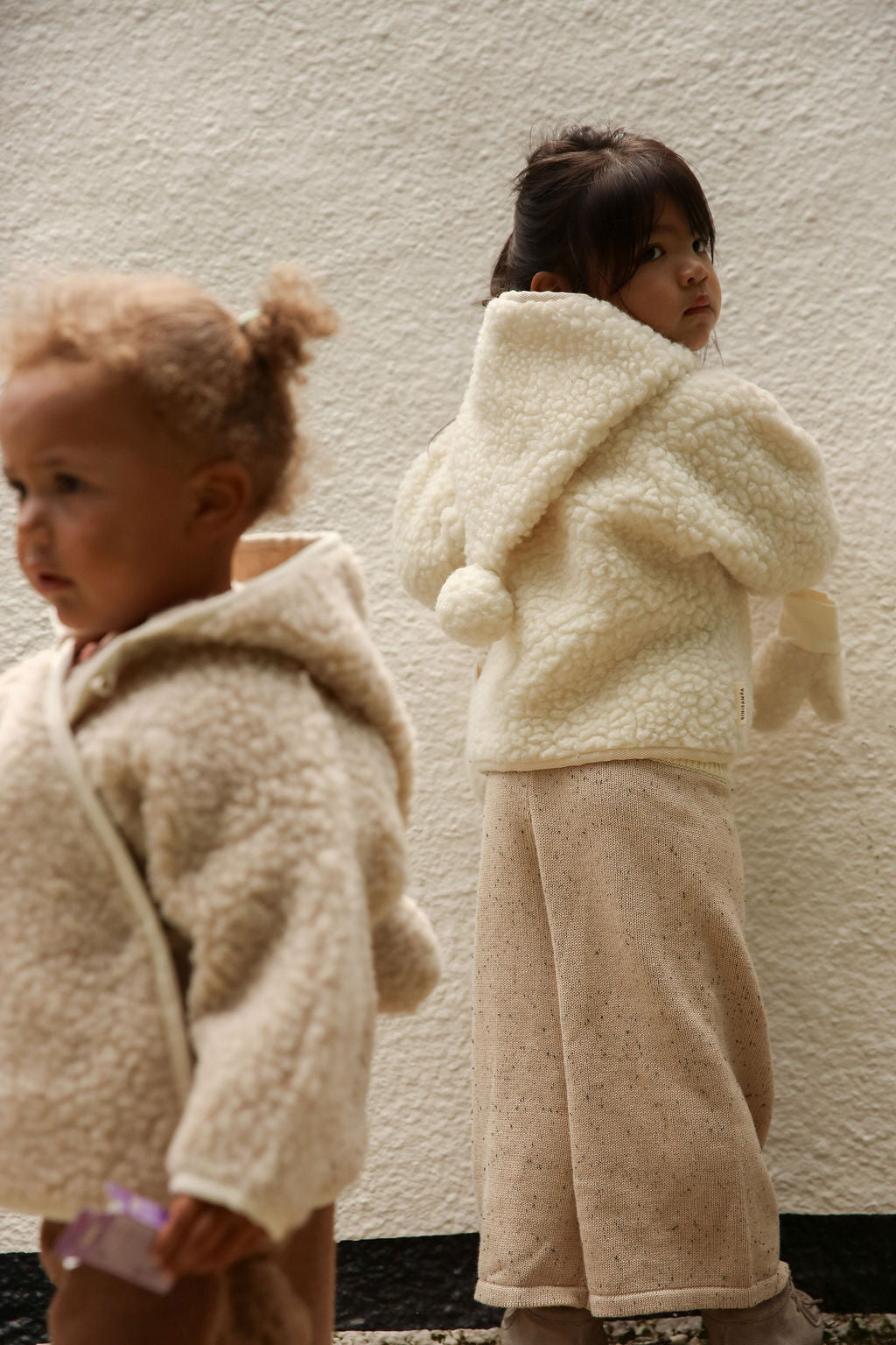 Binibamba Jacke Merino Snuggle Peanut