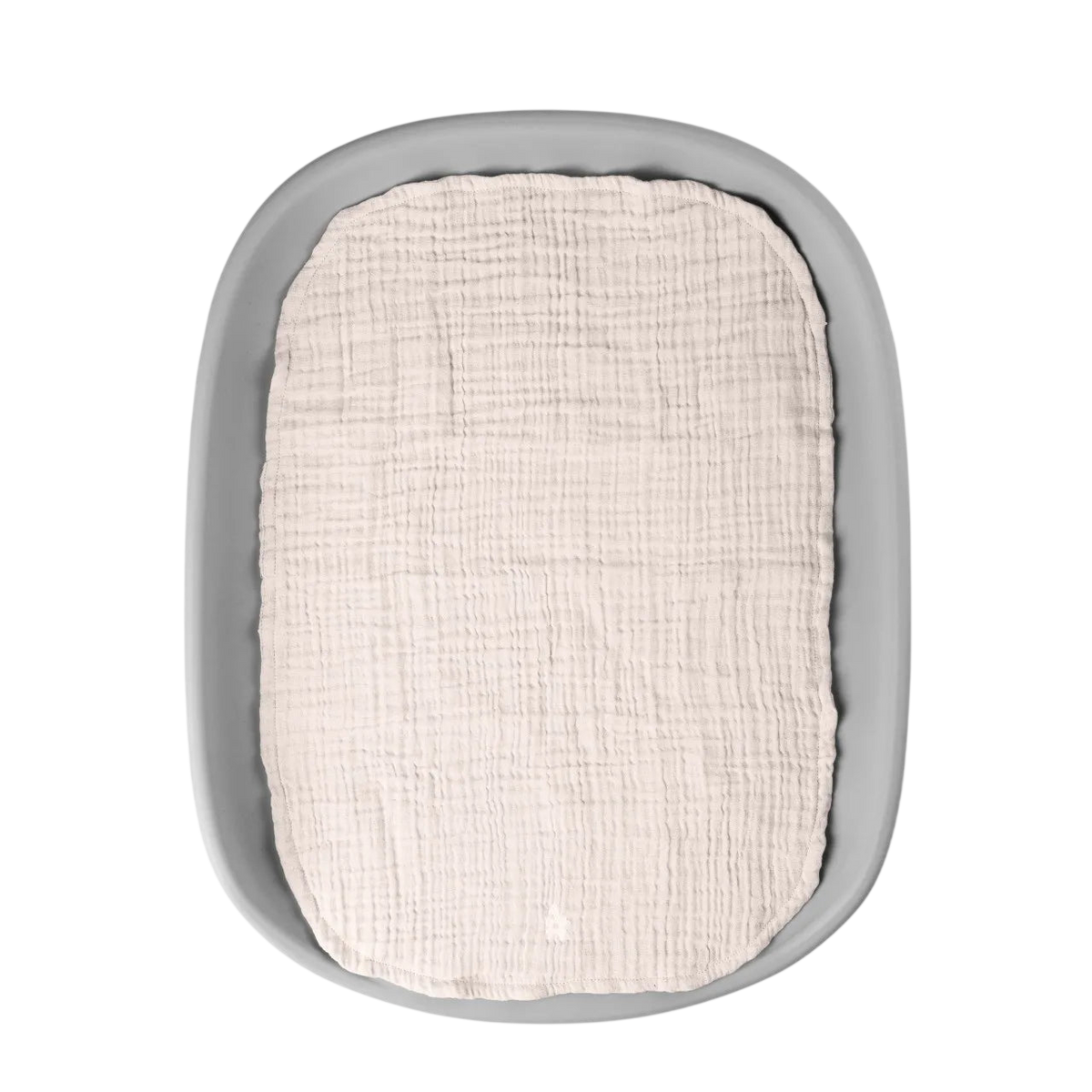 Wickelunterlage 6-lagig Musselin uni 2er Set Rose