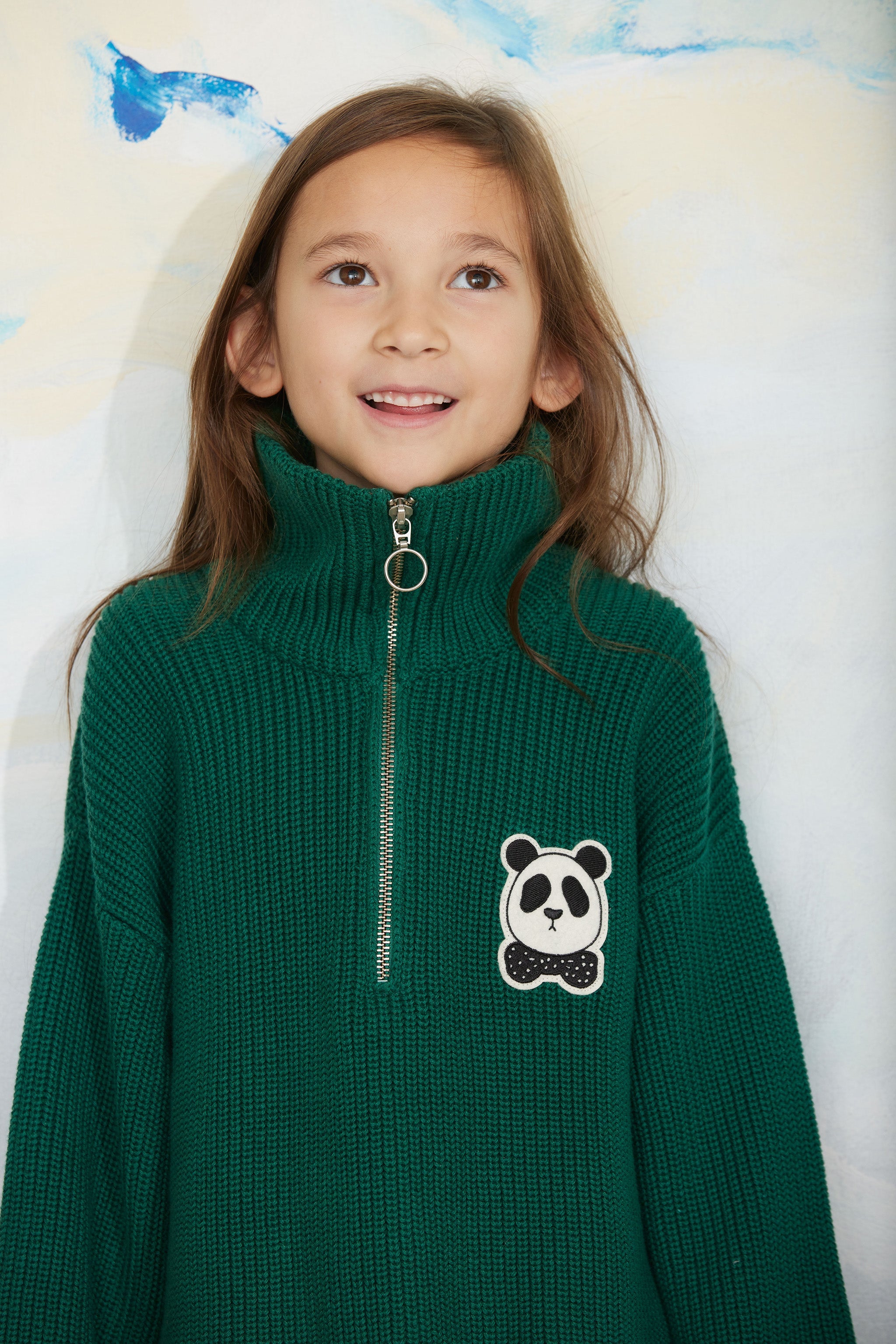 Pullover Panda Green