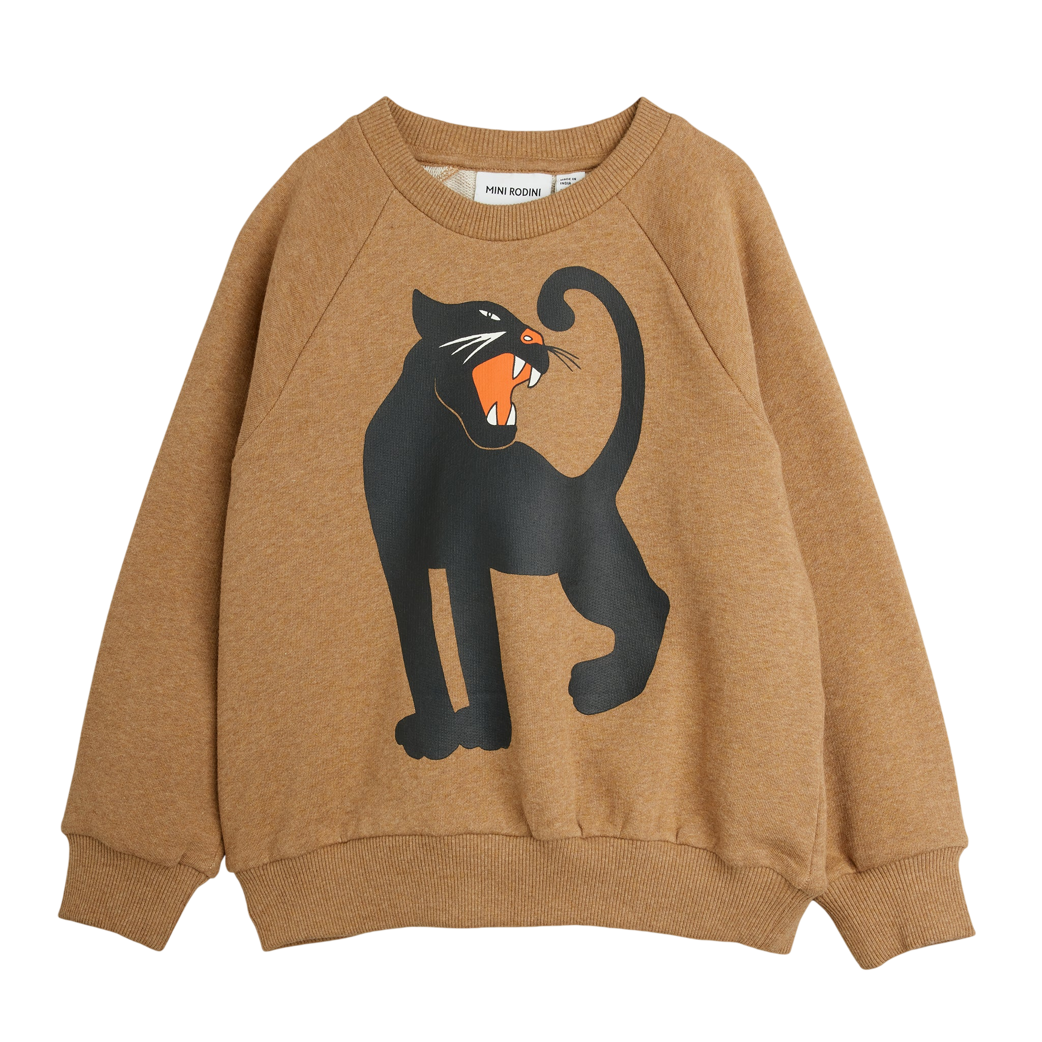 Sweatshirt Panther Melange Brown