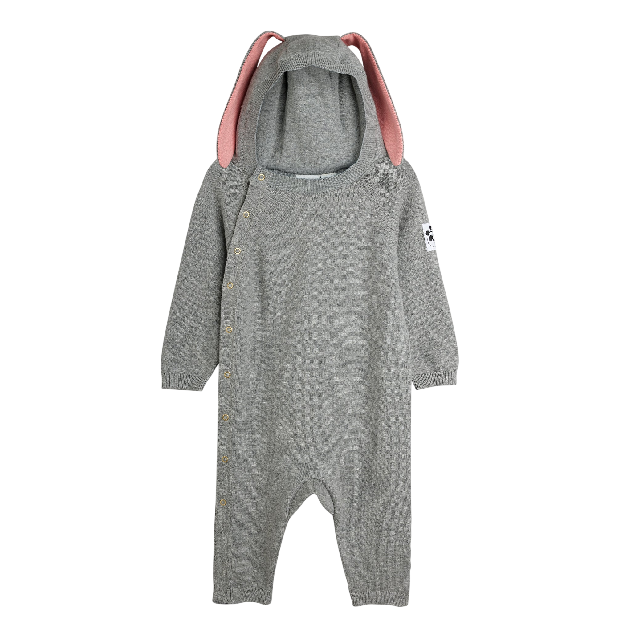 Baby Overall Rabbit Grey Melange