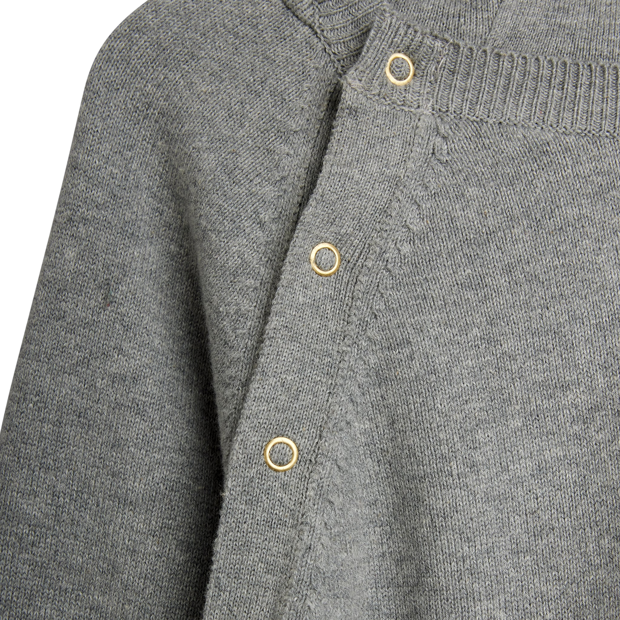 Baby Overall Rabbit Grey Melange