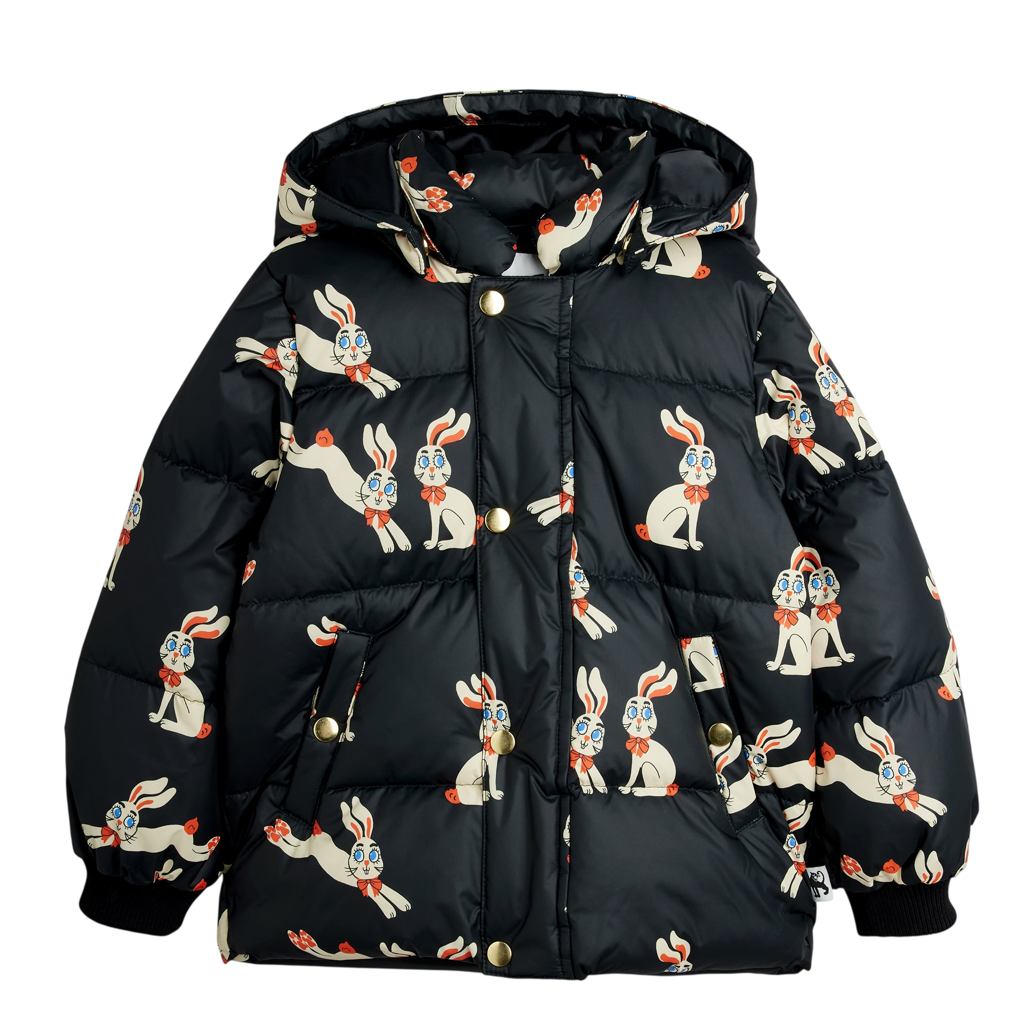 Pufferjacke Rabbits Black