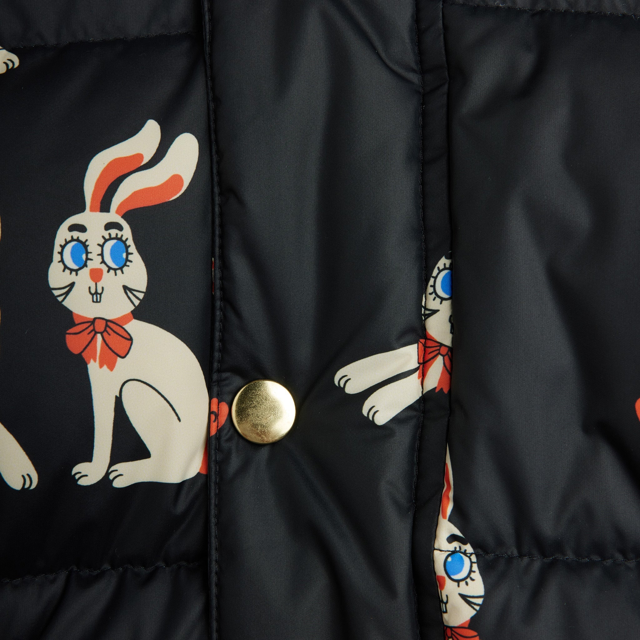 Pufferjacke Rabbits Black