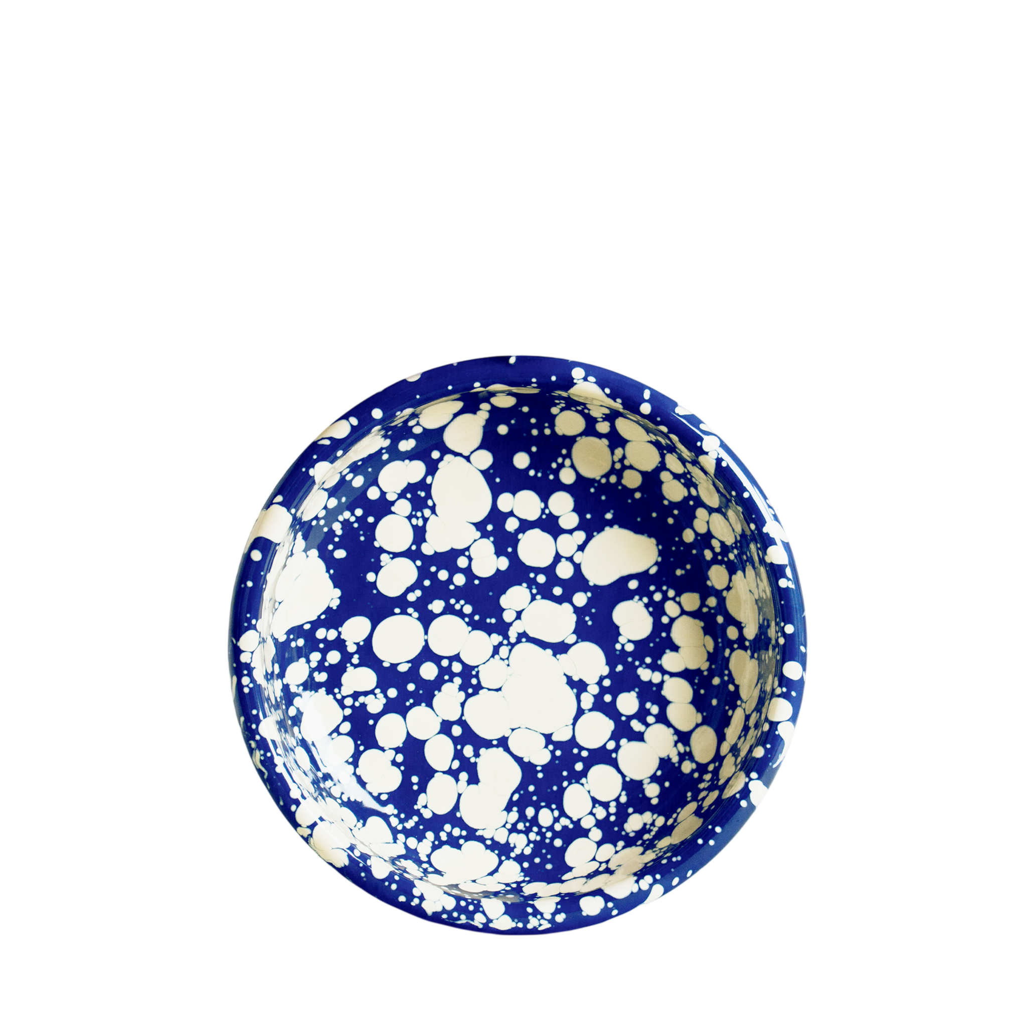 Teller Rim Plate Cobalt / Ecru