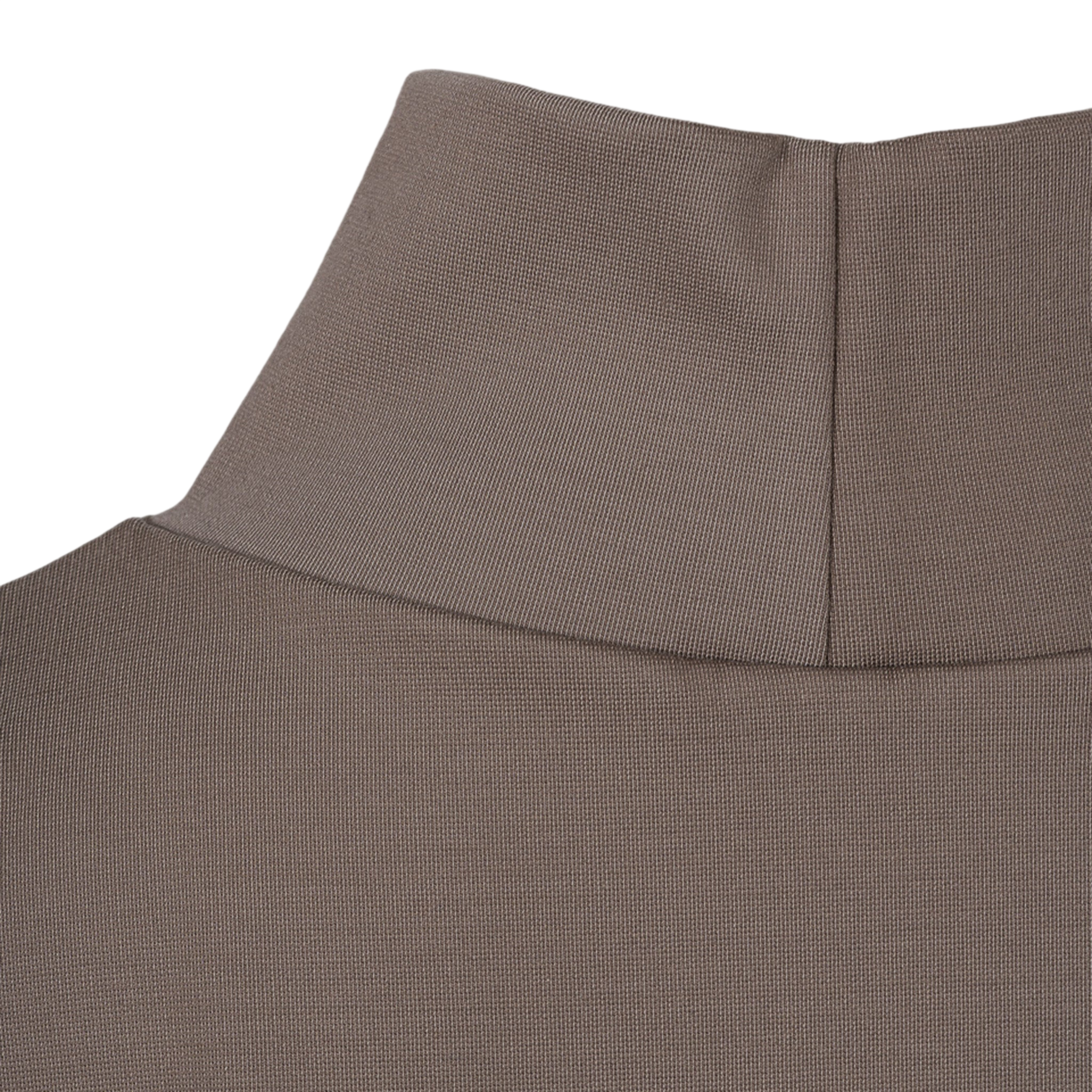 T-shirt à manches longues Transformation, col roulé, couleur Cinder Taupe