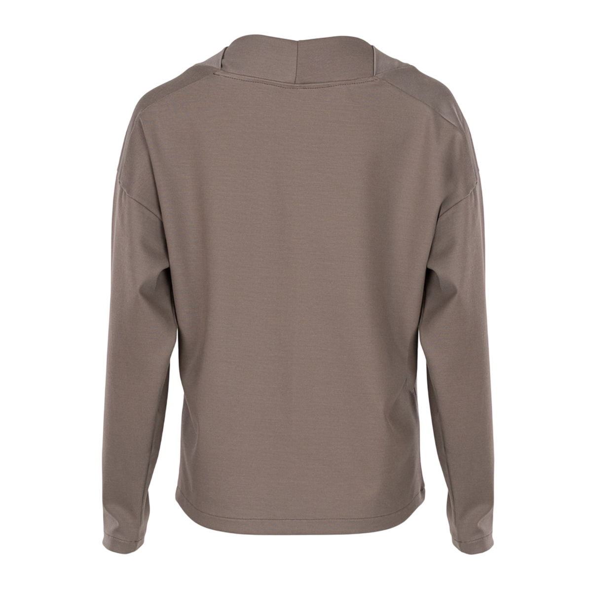 Langarmshirt Transformation V-Neck Cinder Taupe