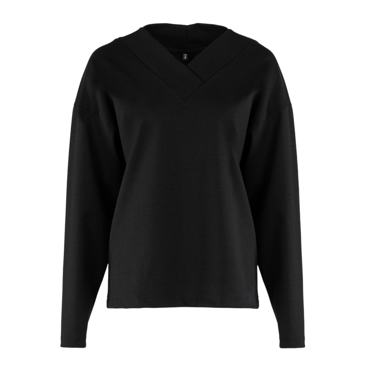 Langarmshirt Transformation V-Neck Black Intense