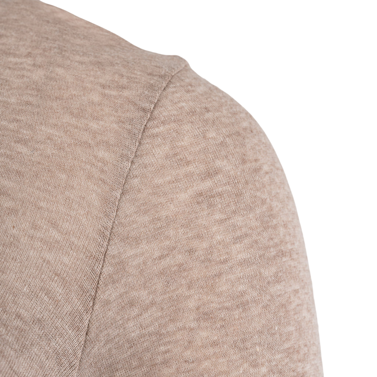 Rollkragen Light Cotton Tube Neck Beige Melange