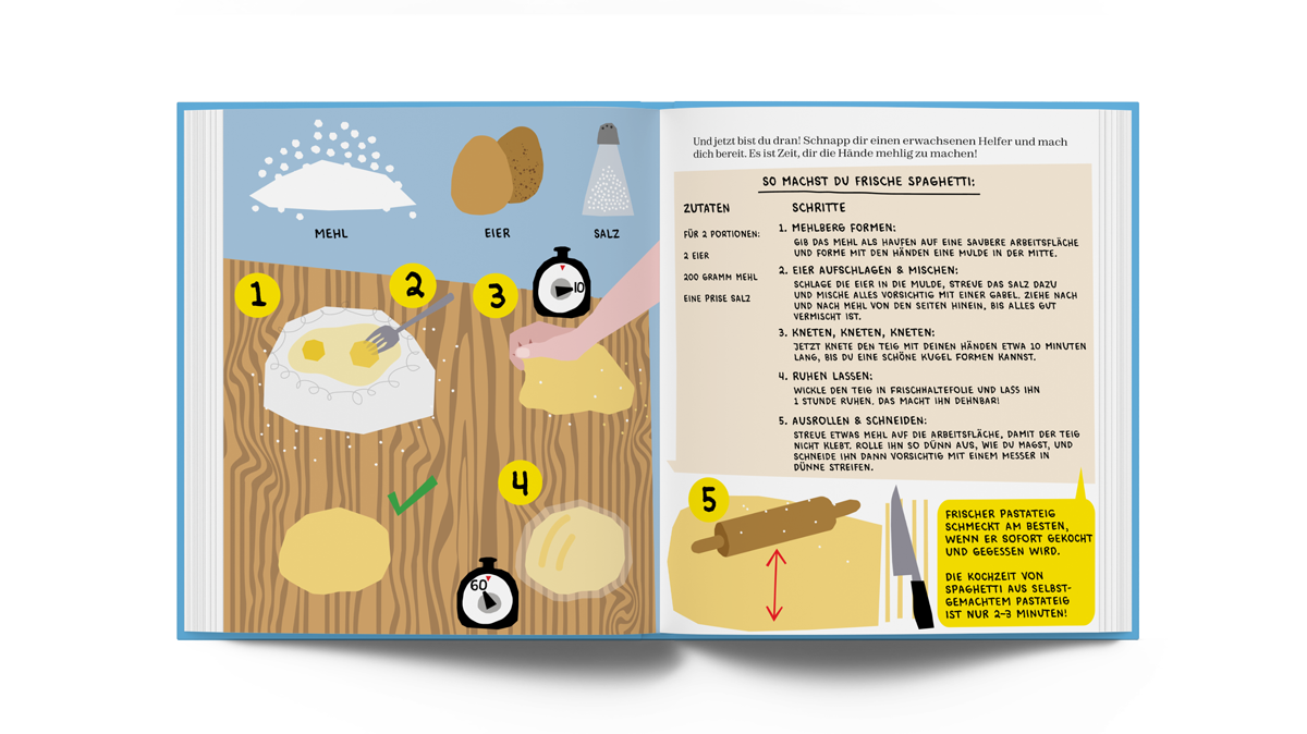 Livre « Des spaghettis spectaculaires »