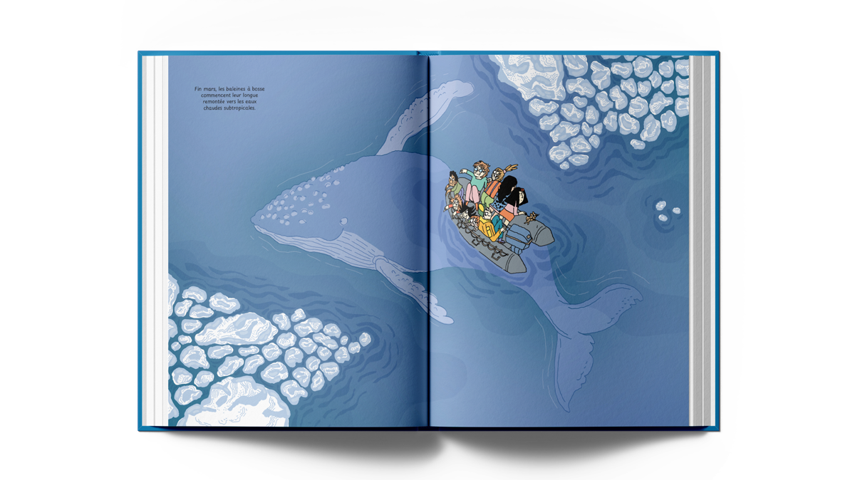 Livre Direction l'Antarctique FR
