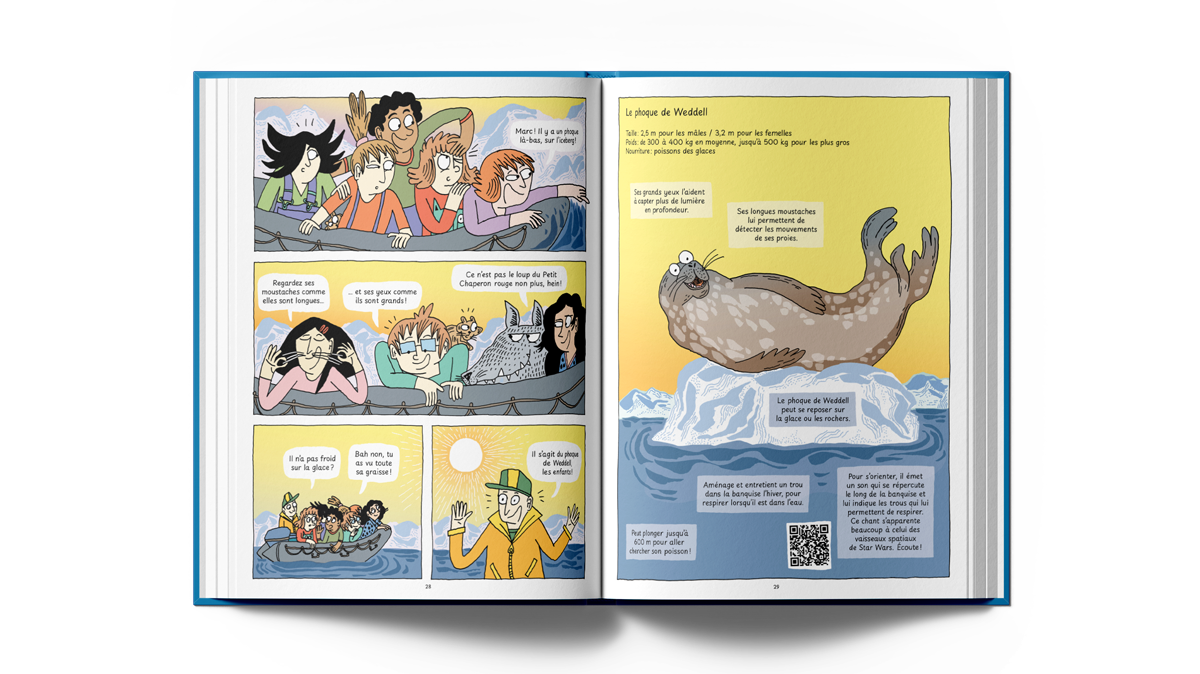 Livre Direction l'Antarctique FR