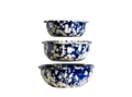 SCHÜSSEL-SET Cobalt/Ecru