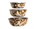 SCHÜSSEL-SET Terra/Ecru