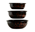 SCHÜSSEL-SET Onyx/Mokka