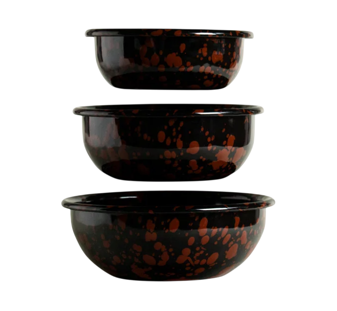 ENSEMBLE DE SALADIERS Onyx/Moka