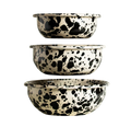 SCHÜSSEL-SET Ecru/Onyx