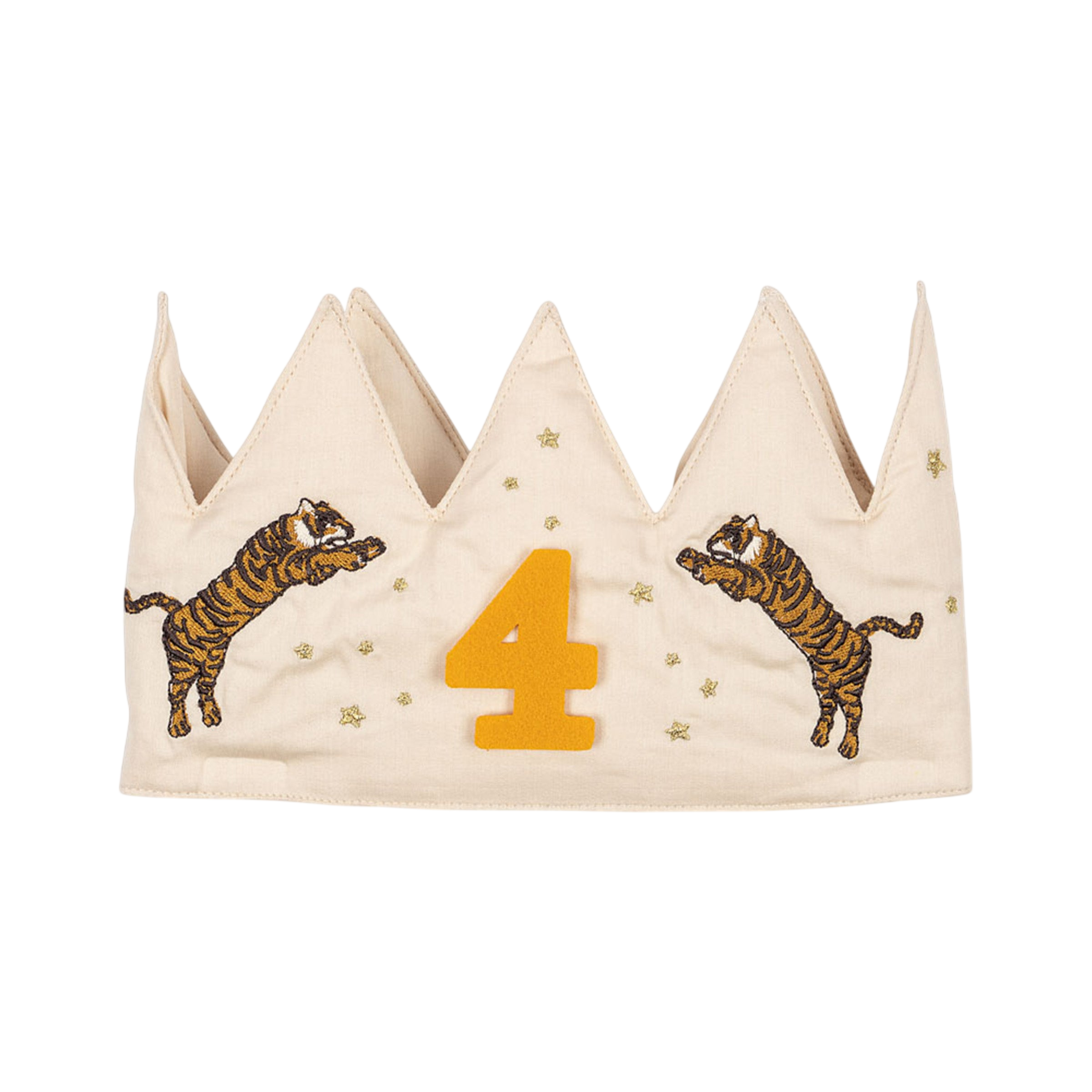 Glitter Tiger Birthday Crown