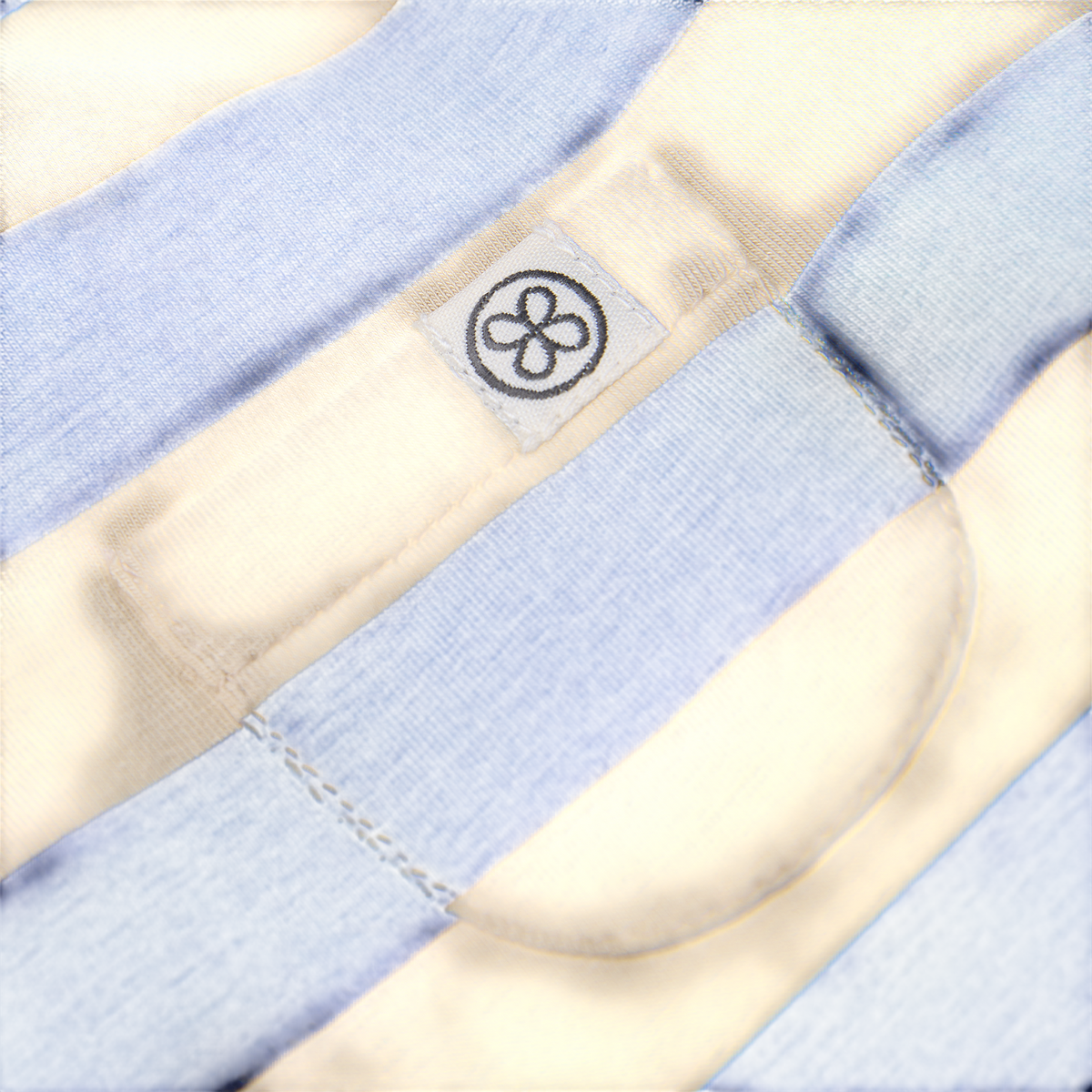 UV Poncho Navy/Sandy Stripe