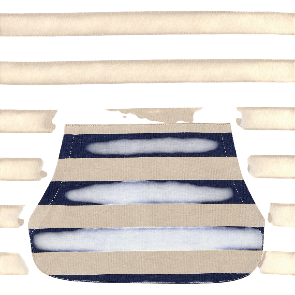 UV Poncho Navy/Sandy Stripe