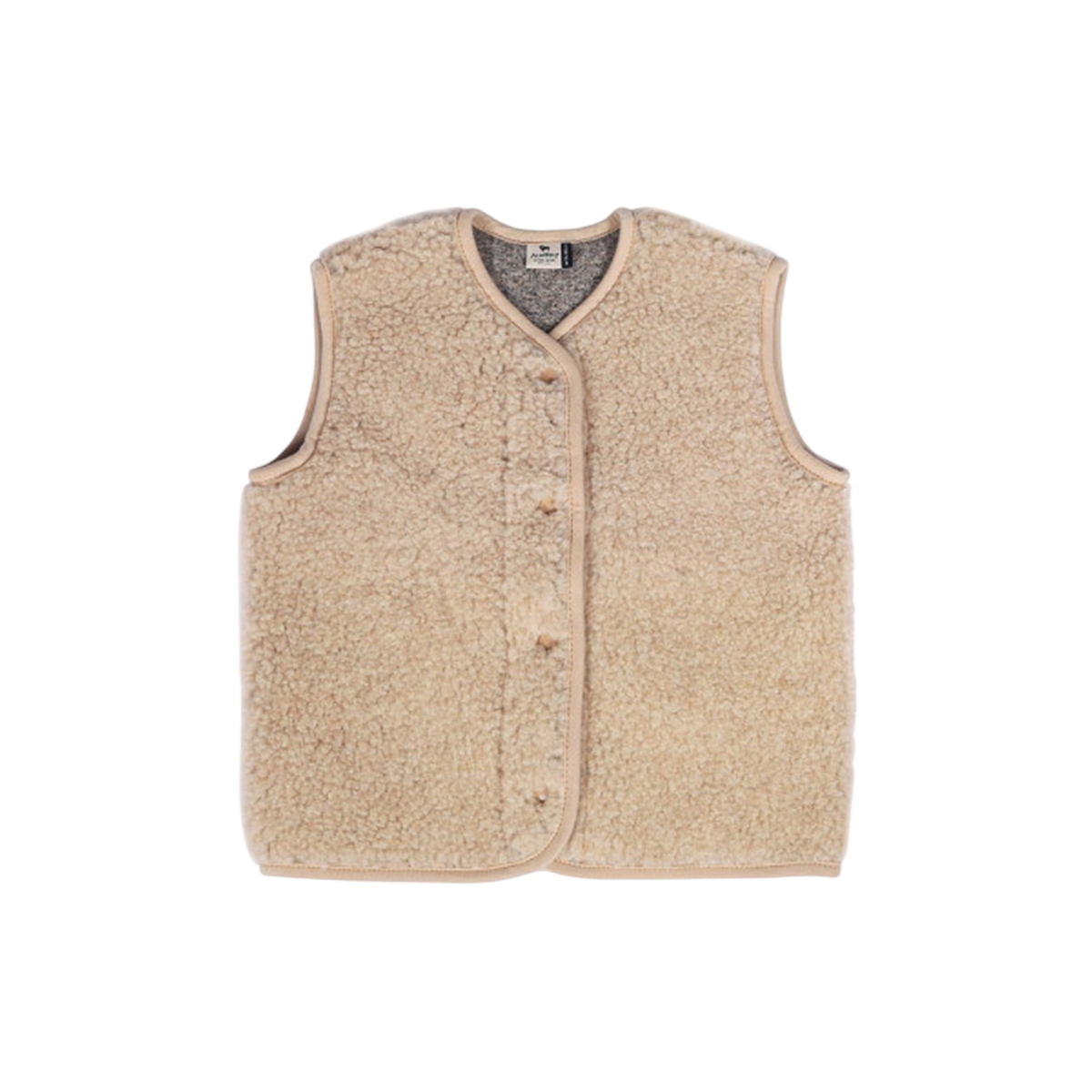 Bio Wollweste Tyb Light Junior Sand Brown
