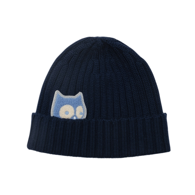 Beanie Mallet Merino True Navy