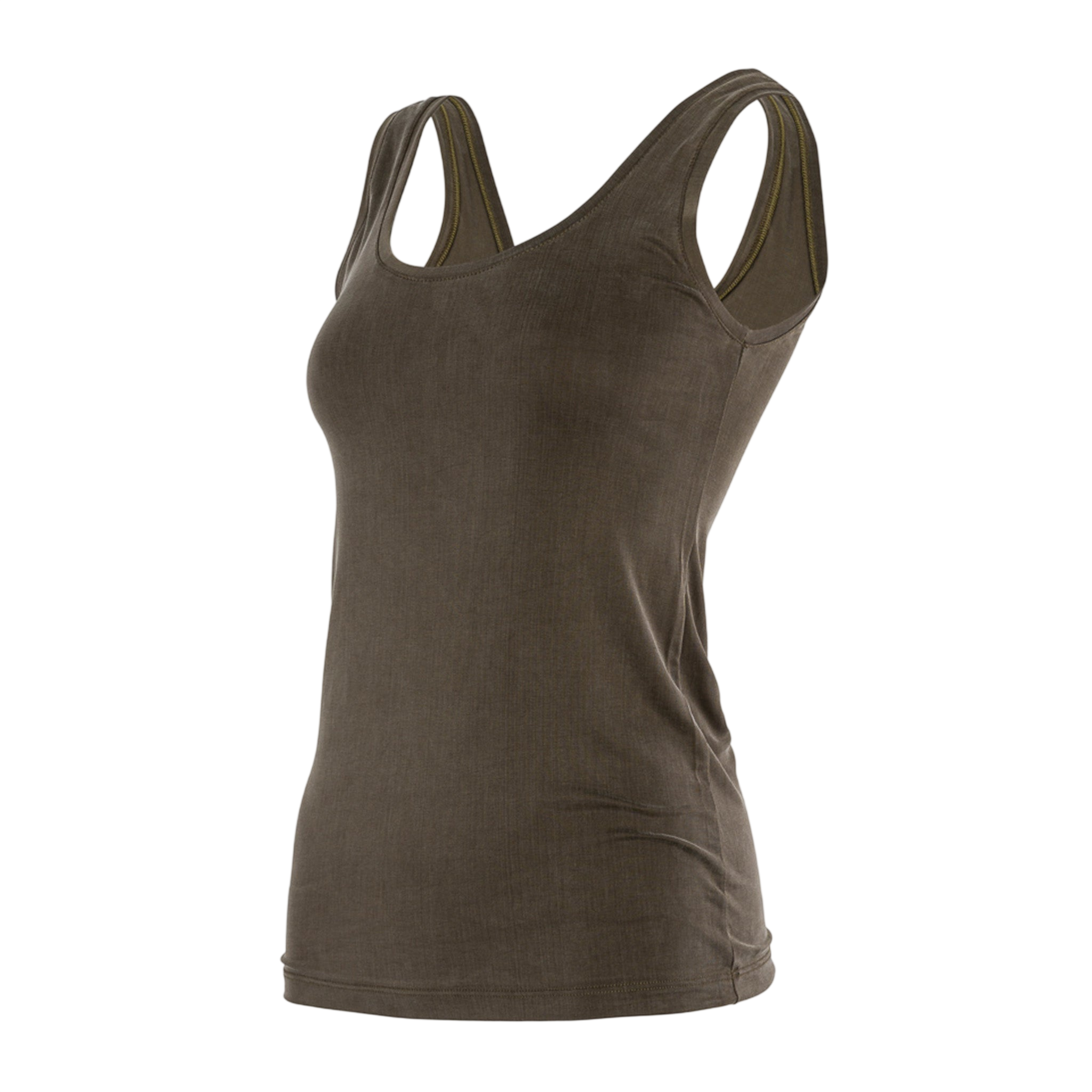 Tank Top Cupro Dusty Olive