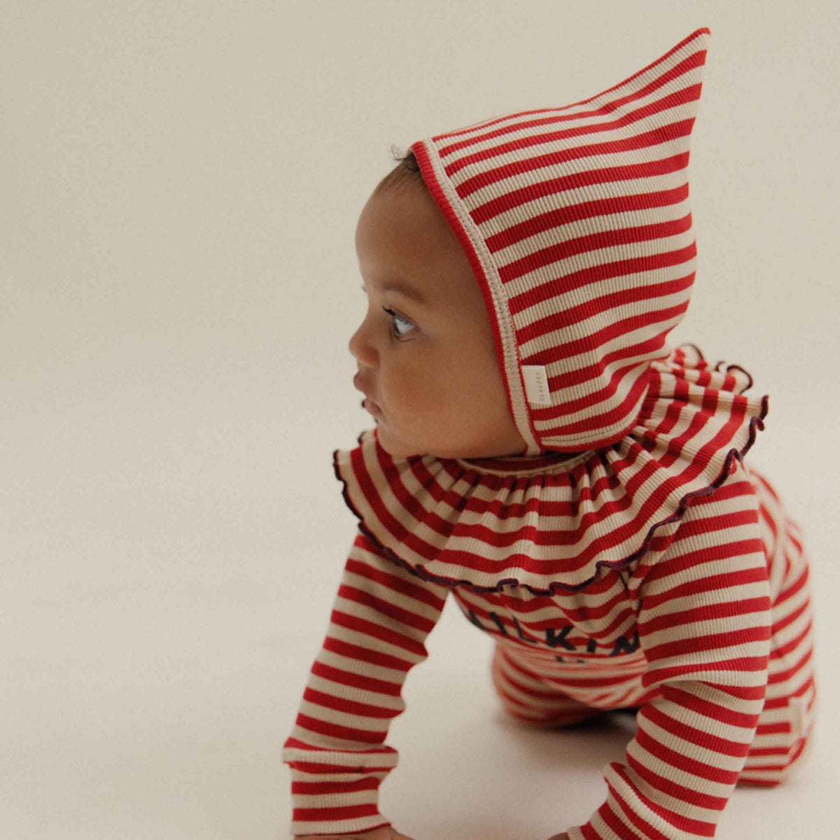 Mütze Pixie Crimson Stripe