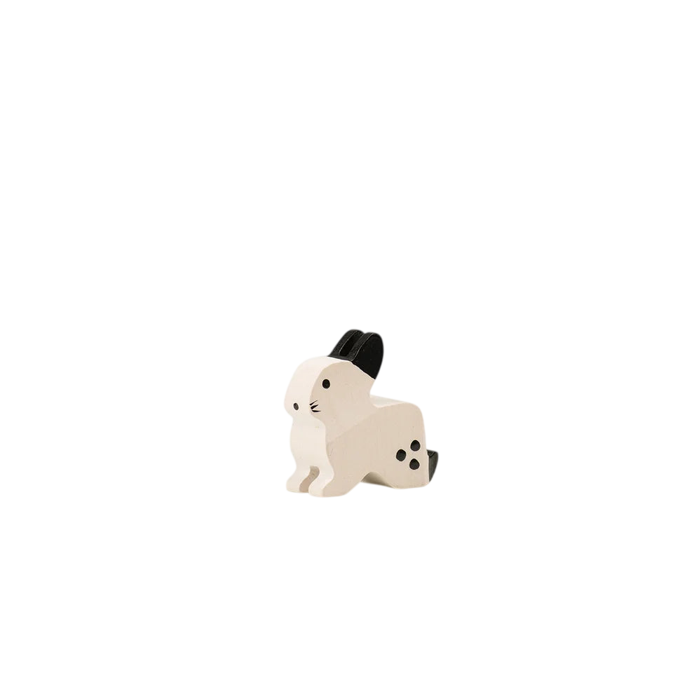 Trauffer Hase sitzend weiss