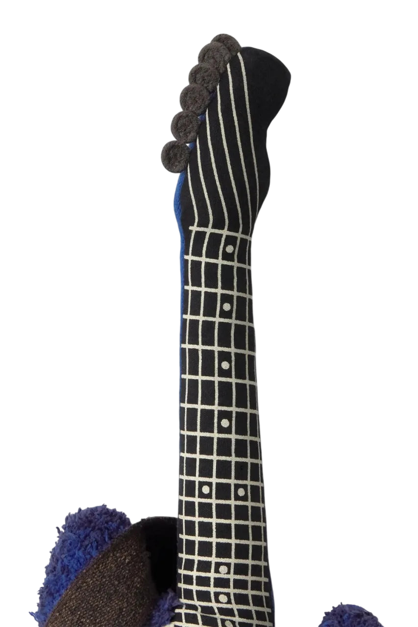 Kissen E-Gitarre - Electric Blue, Black