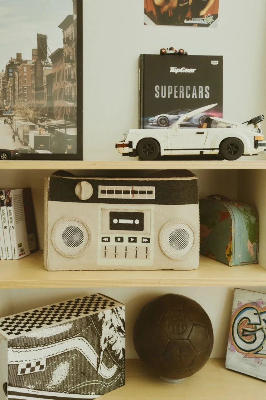 Korb Boombox - Natural, Grey