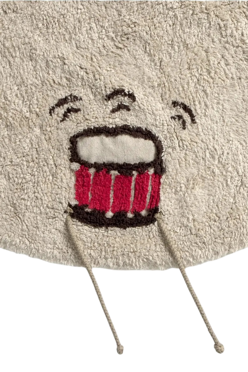 Washable Music Play Mat - Natural