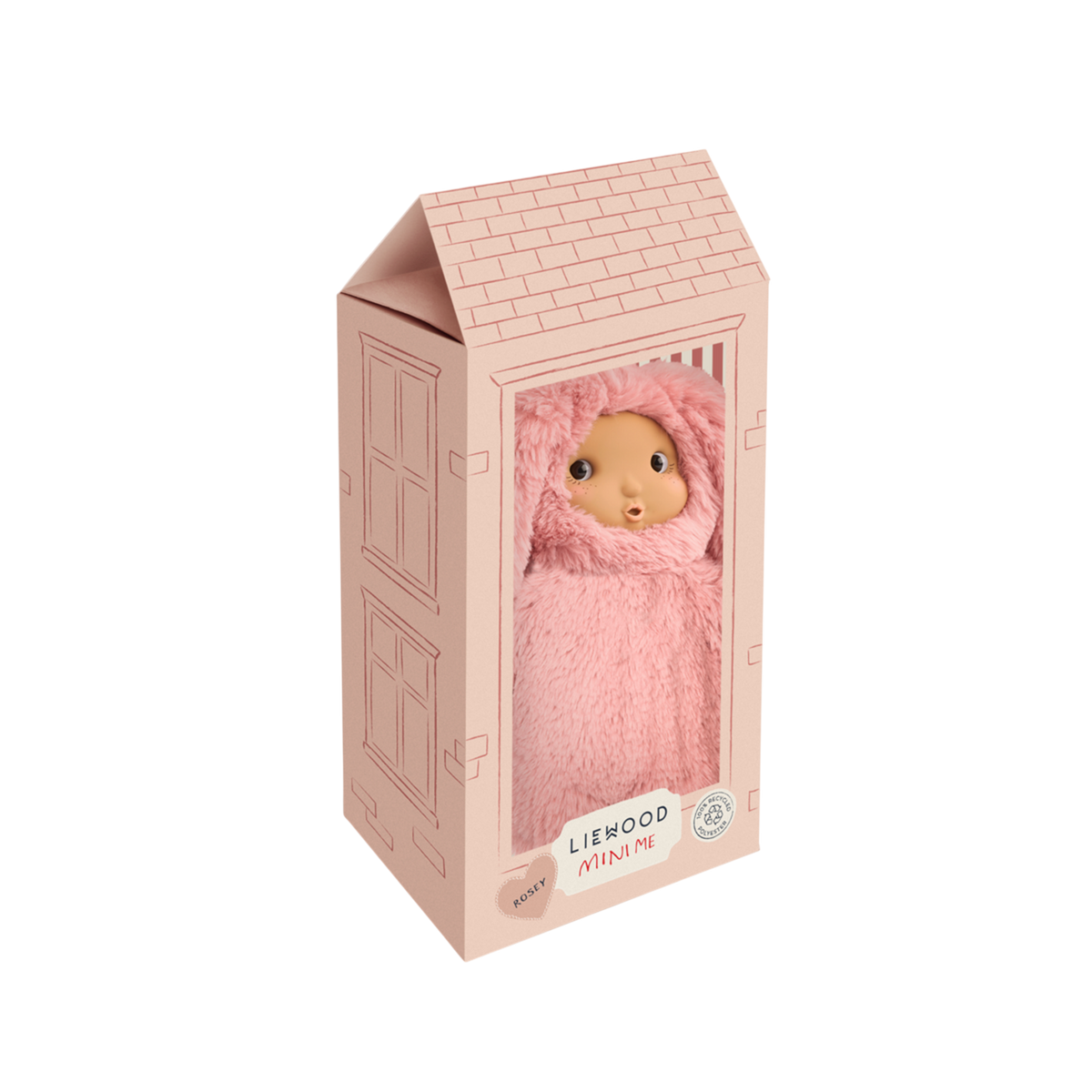 Poupée en tissu Miko Rosey Rose Blush