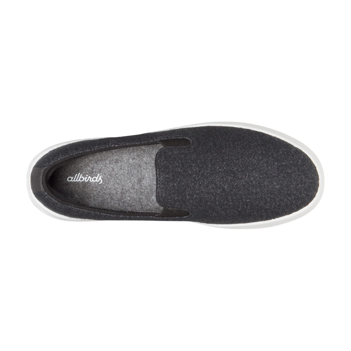Wool Cruiser Slip-On Sneakers, Natural Black