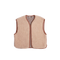 Gilet en laine bio pour adulte Camino, couleur sable-marron