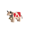 Trauffer Vache 1 couchée, race Red Holstein