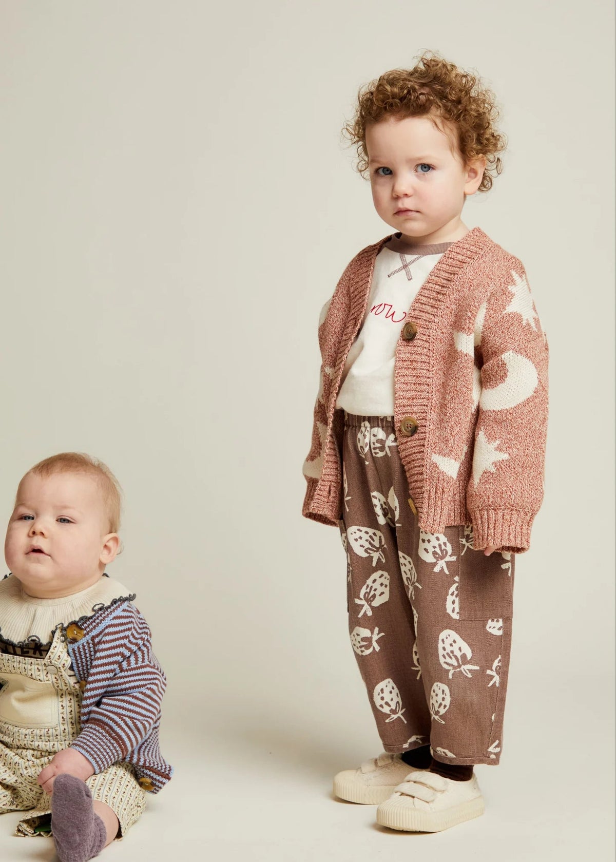 Cardigan Cozmo Russet Moon Star
