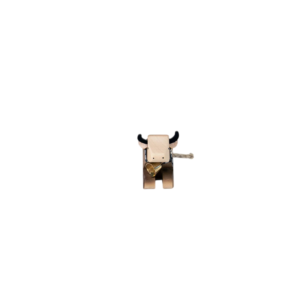 Trauffer Vache 1 couchée, race brune