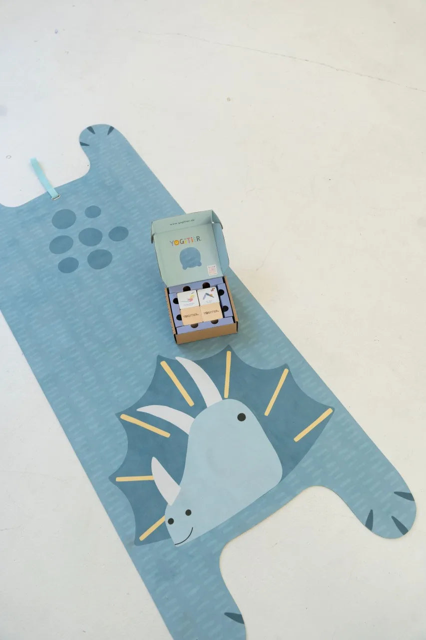 Diego the Dino Kids' Yoga Play Mat - Blue