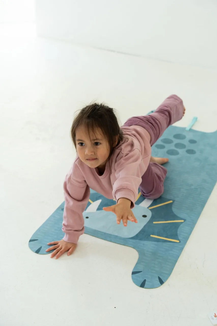 Diego the Dino Kids' Yoga Play Mat - Blue