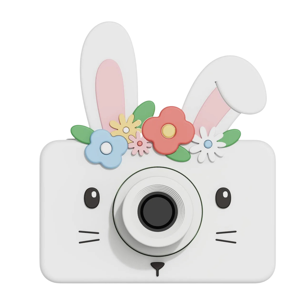 Kinder-Kamera C1 - Zoo Freunde Hase mit Blumen