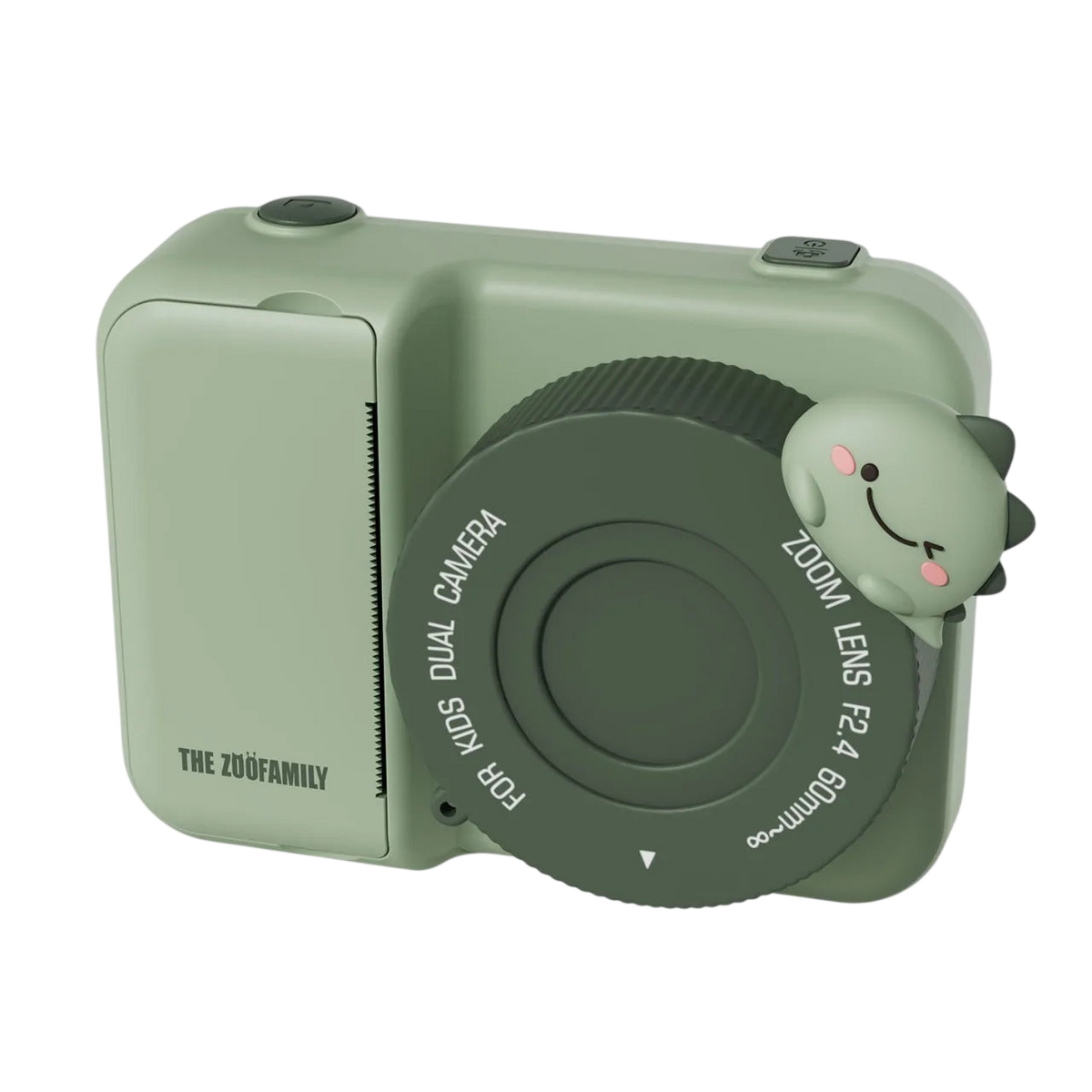 Appareil photo pour enfants P2 - Motif zoo « Dino » vert