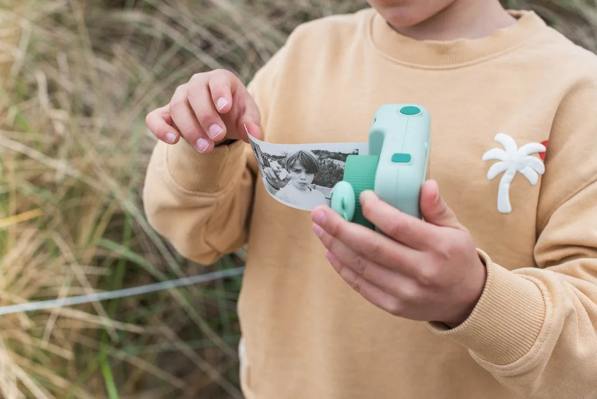 Appareil photo pour enfants P2 - Motif zoo « Dino » vert