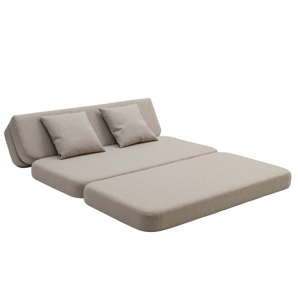 Faltsofa XL Soft Beige/Sand