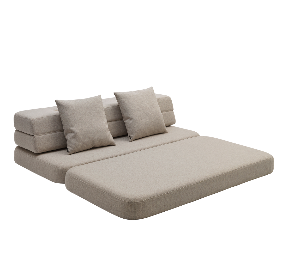 Faltsofa XL Soft Beige/Sand