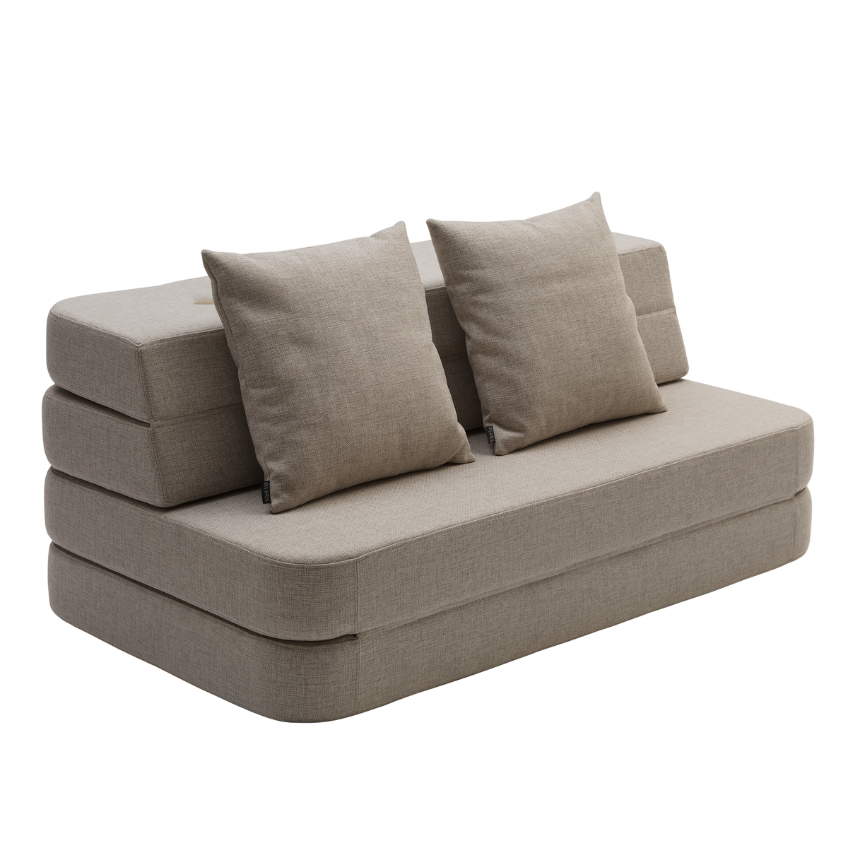 Folding Sofa, Beige/Sand