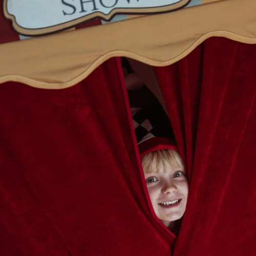 Tente de jeu de cirque vintage